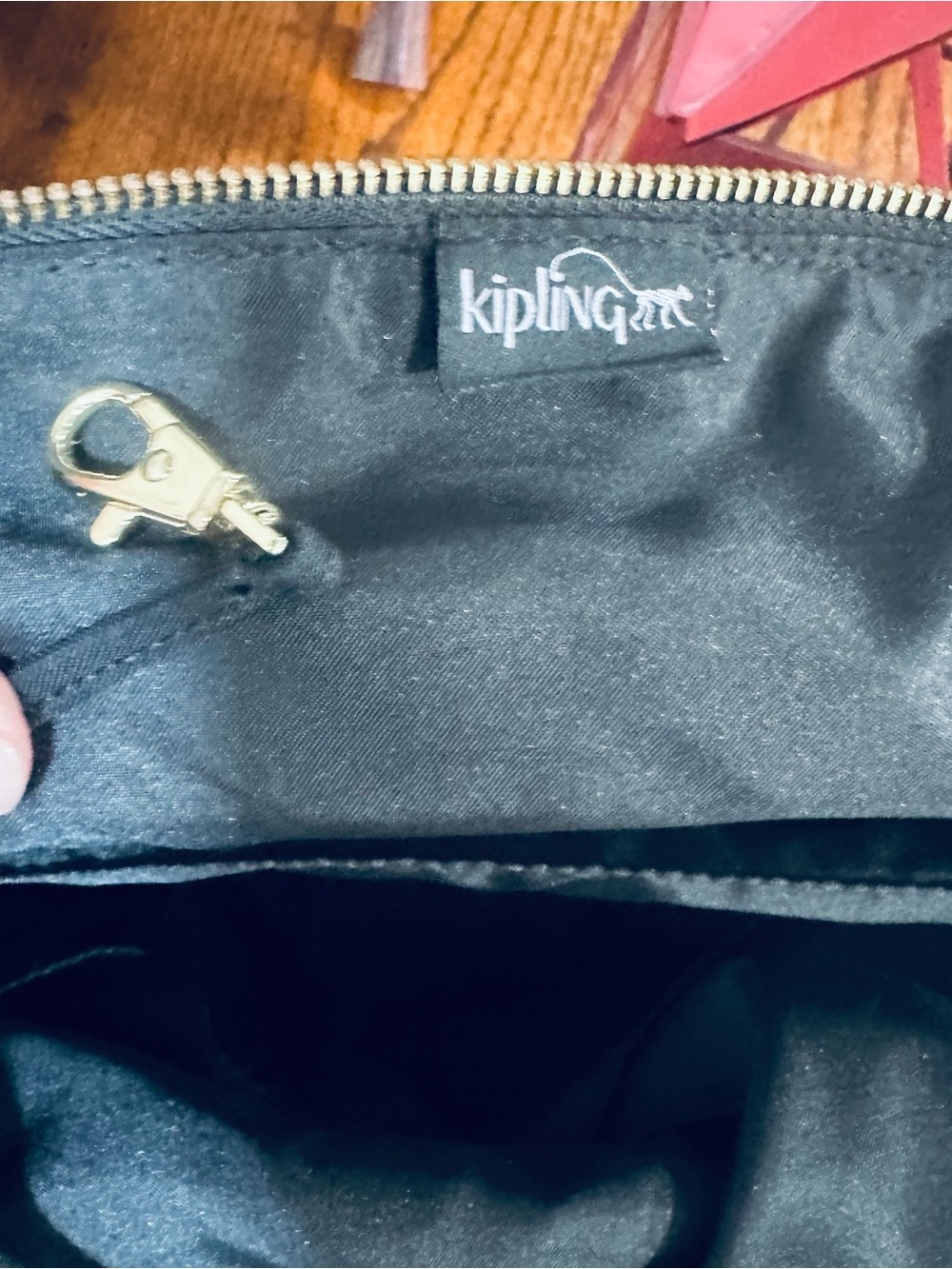 Kipling Black Camryn Laptop Personal Item Bag - Picture 7 of 14